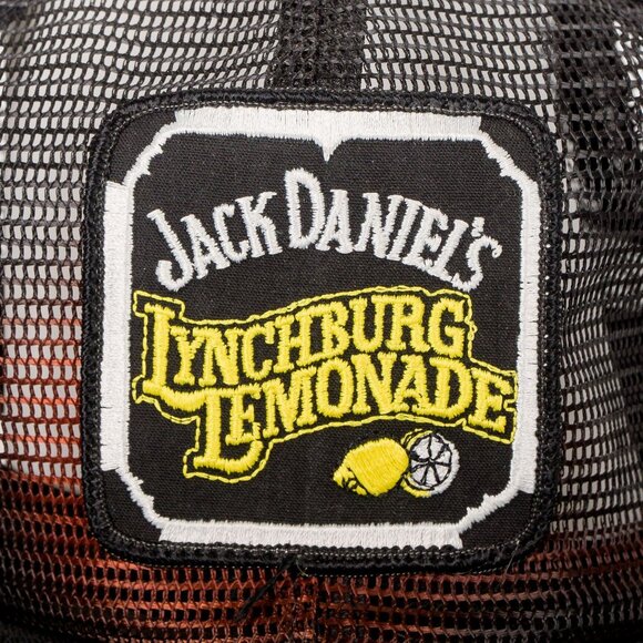 Jack Daniels Lynchburg Lemonade Trucker Hat VTG Mesh Snapback Black Patch Black - Picture 2 of 10